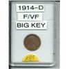 Image 3 : 1914-D Lincoln Wheat Cent F/VF Big Key Date!