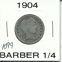 1904 Barber Quarter