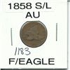 Image 1 : 1858 Flying Eagle Cent Small Letters AU