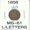 Image 1 : 1858 Flying Eagle Cent Large Letters MS-61