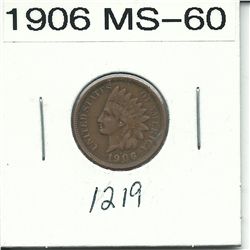 1906 Indian Head Cent MS-60