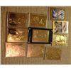 Image 1 : Collection of (10) Gold Sports Cards