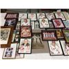 Image 1 : Large Box of over 20 Framed Prints, Sketches and Stamps