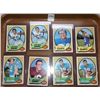 Image 1 : 1970 Topps Football Lot of 8 Stars - Csonka x2, Griese, Dawson, Tarkenton, Dryer RC