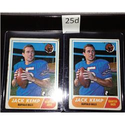 1968 Topps Jack Kemp #149 Lot of 2