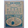 Image 2 : 1968 Topps Bob Griese #196 Rookie Card