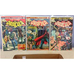 Tomb of Dracula Lot of 3 Comics- #16, 17, 24 (Blade Appearances in 17 & 24)