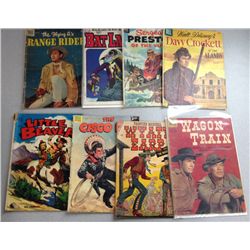 Lot of 8 Western Comics - Most are 10 cent comics