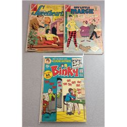 Lot of 3 Comics including Binky #79 (Osmond Brothers Page)