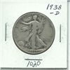 Image 1 : 1938- D Walking Liberty Half Dollar