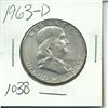 Image 1 : 1963 -D Franklin Half Dollar