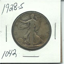 1928-S Walking Liberty Half Dollar