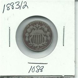 1883/2 Shield Nickel