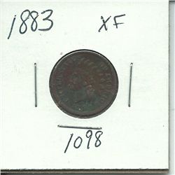 1883 Indian Head Cent XF
