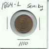 Image 1 : 1864-L Indian Head  Cent Semi Key Date