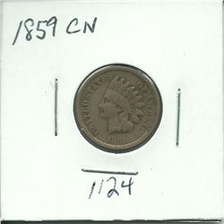 1859 Copper Nickel Indian Head cent