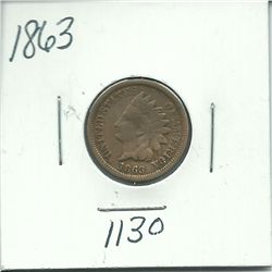 1863 Indian Head Cent