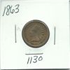 Image 1 : 1863 Indian Head Cent