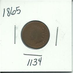 1865 Indian Head Cent