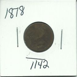 1878 Indian Head Cent