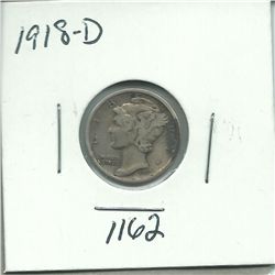 1918-D Mercury Dime