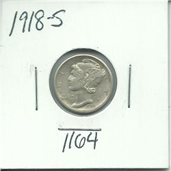 1918-S Mercury Dime
