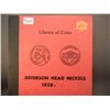 Image 2 : 61 - Jefferson Nickels - 1938 to 1959-D  including 11 Silver Wartime Nickels - Library of Coins Vol.