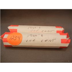 100 - 1950's Lincoln Wheat Cents