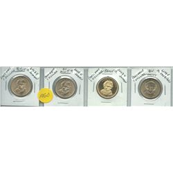 Four - Presidential Dollars BU & Proof 2008 P,D & S Andrew Jackson & M. Van Buren