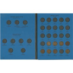 Whitman Collector Book of 29 Indian Head Cents 1879 to 1908 - Note the 1886 is missing and This is N