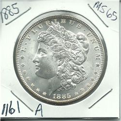 1885 Morgan Dollar MS-65