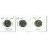 Image 1 : Three - 1963 Proof Nickels