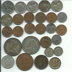 Several Foreign & Canadian Coins