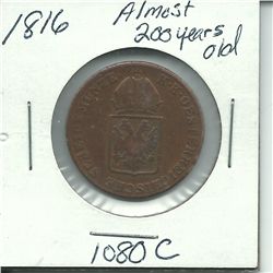 1816 EIN KREUZER  - About 200 Years Old