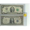 Image 1 : 1935 One Dollar Silver Certificate & 1976 Two Dollar Federal Reserve Note