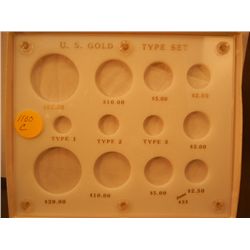 Acrylic U.S. Gold Type Set Display Case