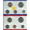 Image 1 : 2002 P&D Uncirculated Coin Set $ 3.32 Face Value - w/Sacajawea Dollars