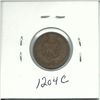 Image 2 : 1869 Indian Head Cent Key Date VF