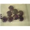 Image 2 : 25.60 carat package of 8 Amethyst Diamond cut circles
