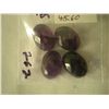 Image 1 : 45.60 carat package of 4 Amethyst Diamond cut ovals