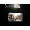 Image 1 : 3 troy ounce silver bar, old pour/loaf pour style, made by Colorado local refiner!!Very Collectible!