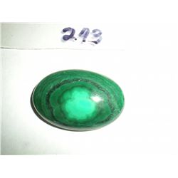 51.40 carat Natural Malachite brilliant green swirl!!