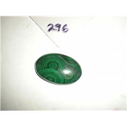 39.15 carat Natural Malachite brilliant green swirl!!!