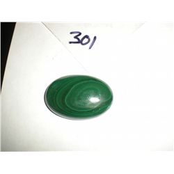 43.65 carat Natural Malachite brilliant green swirl!!