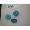Image 1 : 20.05 carat Druzy Solar Quartz extremely vivid colors!!!! This is a package of 3 gems.