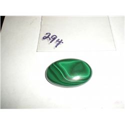 36.50 carat Natural Malachite brilliant green swirl!!!