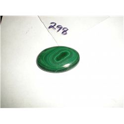 35.05 carat Natural Malachite brilliant green swirl!!!