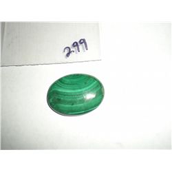 37.50 carat Natural Malachite brilliant green swirl!!!
