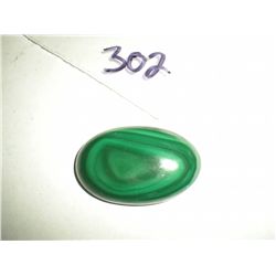 42.85 carat Natural Malachite brilliant green swirl!!!