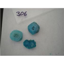 20.05 carat Druzy Solar Quartz extremely vivid colors!!!! This is a package of 3 gems.